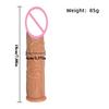 Men's Soft Rubber Exotic Condom Simulation Penis Crystal Set TPE Sex Toys Sex Product Long and Thick Penis Ring