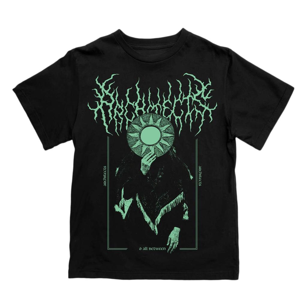 New Architects Britische Renommierte Metal Band Breites Vintage Reines Baumwolle Herren und Damen Kurzarm T-Shirt für den Sommer