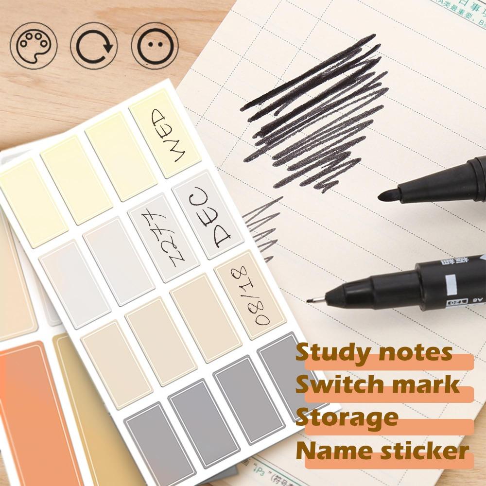 Self Adhesive Name Label Colorful Name Tags Stickers File Folders Labels Filing Envelops Tags