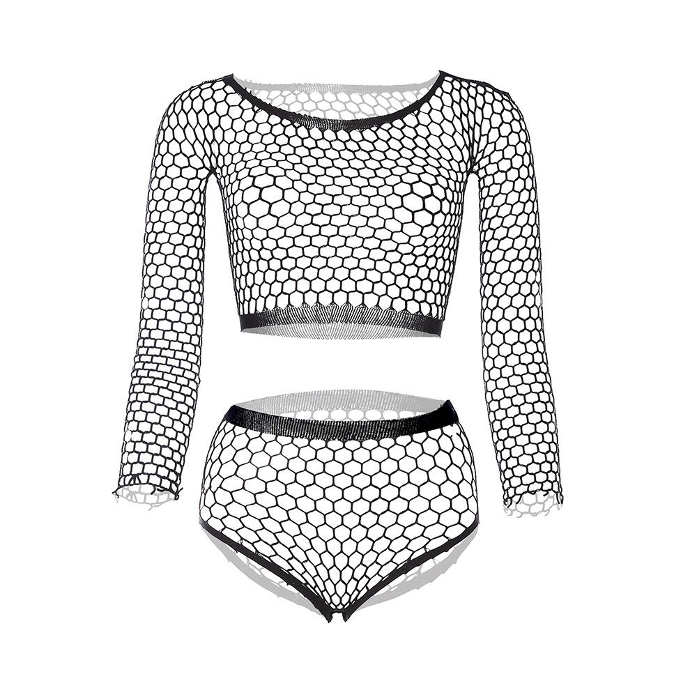 Hip skirt sexy underwear ripped mesh new sexy stockings