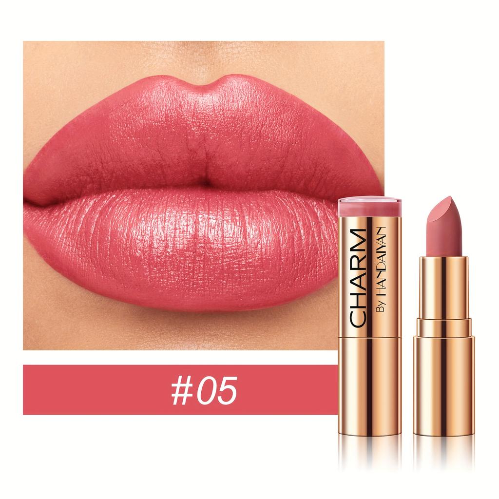 1pc Hydrating Lipstick - High-Shine Glossy Lip Gloss with Moisturizing Formula, Waterproof Non-Drying Lip Color, Soft Y Plumping Finish Lipstick