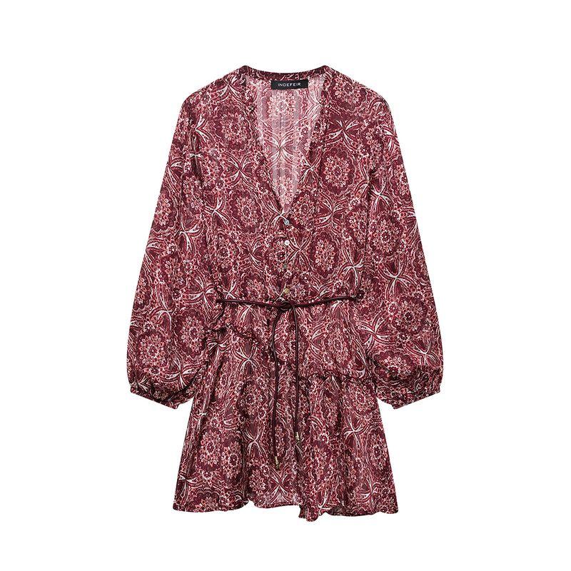 Kaslead New Arrival Women's Clothing Fashion Style Fashion Minimalist Print Mini Dress 2337622 330