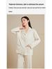 Women's Lyocell & Cotton Postpartum Pajama Set - Loose, Breathable Long Sleeve & Pants for Indoor/Outdoor Wear