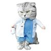 Polyester Pet Cosplay Doctor Outfit White Cat Doctor Uniform Dog Cat Doctor Costume  Christmas