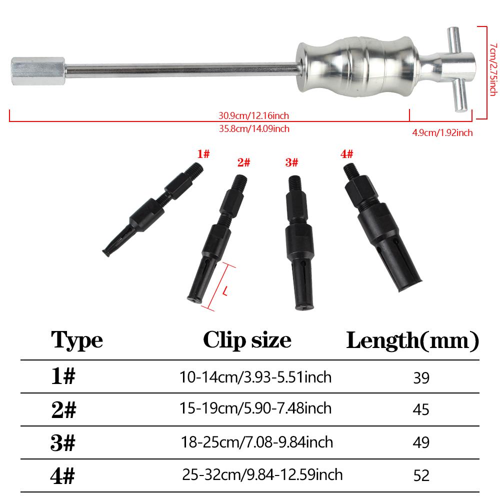 Car-styling Armature Bearing Pullers Gear Puller Car Bearing Removal Tools Blind Hole Bearing Extractor 5Pcs/set Disassembly Kit
