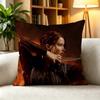 TThe Hunger Games Dystopian Survival Movie  Pillow Case Square DoubleSided Sofa Cushion Cover Bedroom Bedside Pillow