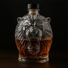 280ml Whiskey Decanter with Leak-Proof Seal Stopper Lion Design Large
