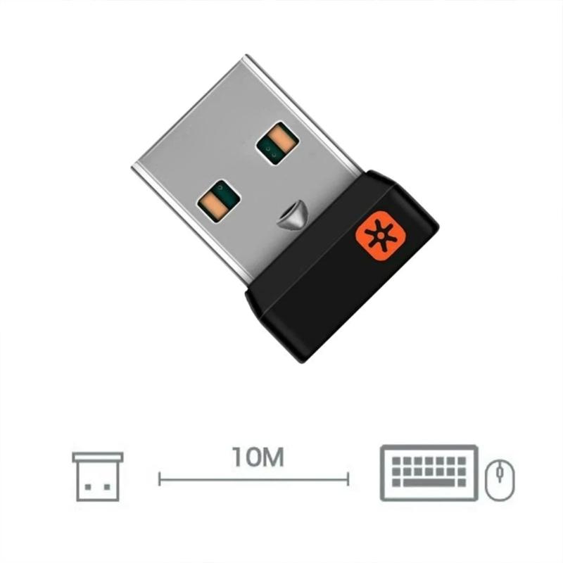 6-Kanal USB-Empfänger Wireless Unifying Dongle-Adapter für M905 M325 M585 M510 M705 Tastatur Maus