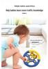 Kids' Interactive Cartoon Steering Wheel Toy for Rear Seat