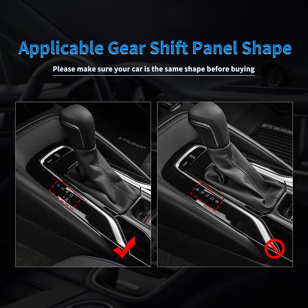 Real Soft Carbon Fiber RHD LHD Sticker For Toyota Corolla 2019 2020 2025 2025 2025 2025 Center Console Gear Shift Accessories