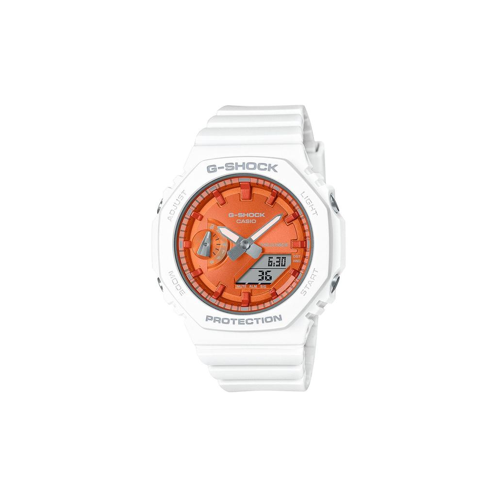 Casio Liquid Crystal/Pointer Dual Display Series Waterproof Shockproof Sports Quartz Movement Resin Strap GMA-S2100WS-7APRGA-2100WS-7APR