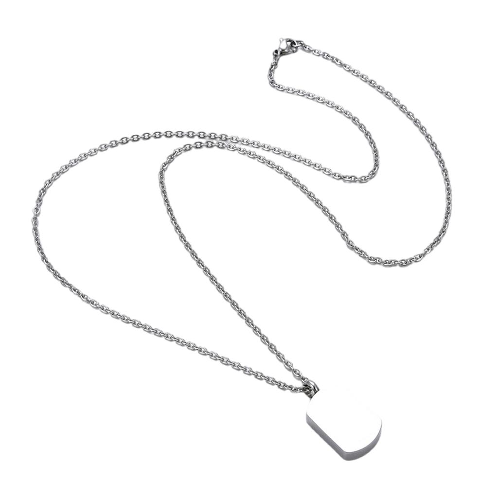Stainless Steel Memorial Urn Pendant Necklace With Secure Lock and Hide Ashes Storage for Keepsake Jewelry
