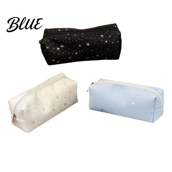 Sterrenprint Schrijfgerei Tas Glinsterende Etui Oxford Stof Kleine Pouch Case