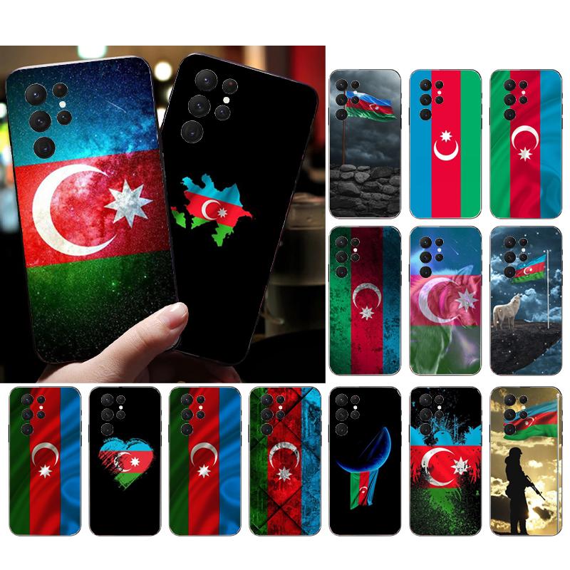 Azerbaijan Flag Phone Case For samsung S25 S24 S23 S22 S21 S20 Ultra S20 S22 S21 S10E S20 FE S24 Plus Funda