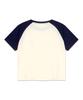 LEE Women'S Raglan Crop T-Shirt Navy