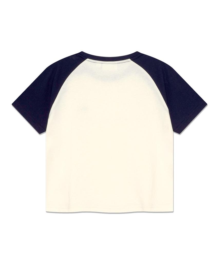 LEE Women'S Raglan Crop T-Shirt Navy