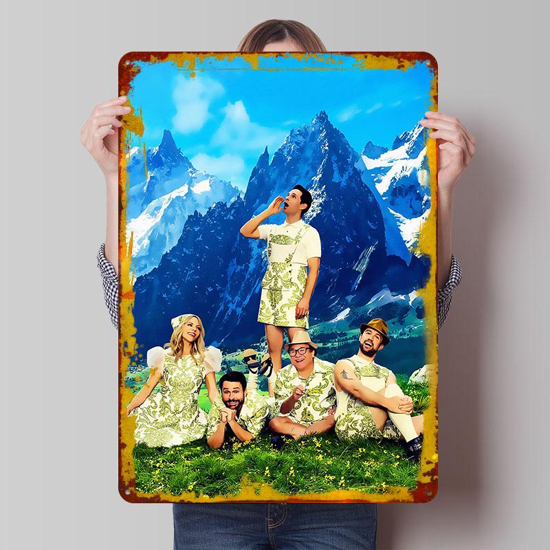

Its Always Sunny in Philly Metal Poster Customized Wall Art Retro Vintage Tinplate Signs for Decoration Living Room Decor Men 7.9x11.8In(20x30cm)