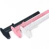 Calibro a corsoio Scala a doppia regola Righello di plastica Per misurazione gioielli Strumenti di misurazione per studenti scolastici Utensile manuale