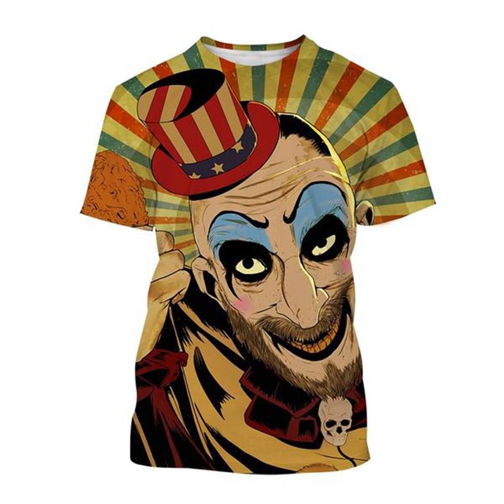 Horký Výprodej Kapitán Spaulding Vtipné 3D Potisk Tričko Dům 1000 Mrtvol Pánská Móda Hip Hop Harajuku Styl Top Streetwear Dítě