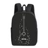 Guitar Printing Single Layer Backpack for Boy and Girls Best Gifts 2D Flat Cartoon School Bags for Children