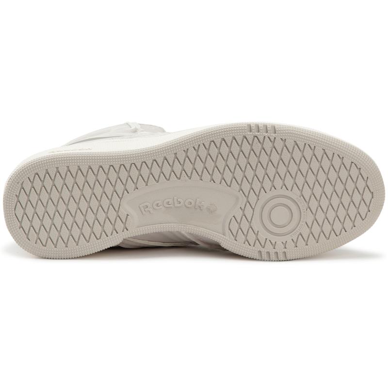 Reebok Mid Top Skateboard Shoes Unisex Gray White Sneakers 24FRC909U4GW2