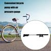 Bicycles Tire Pump with Barometers Road Bike Tyre Inflator Hand Pump Aluminum Cycling Hand Airs Pump Bike Accessories