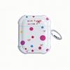 Polka dot bow four corners anti-drop applicable AirPods 1 protective case pro1/1/1 generation apple bluetooth headset case