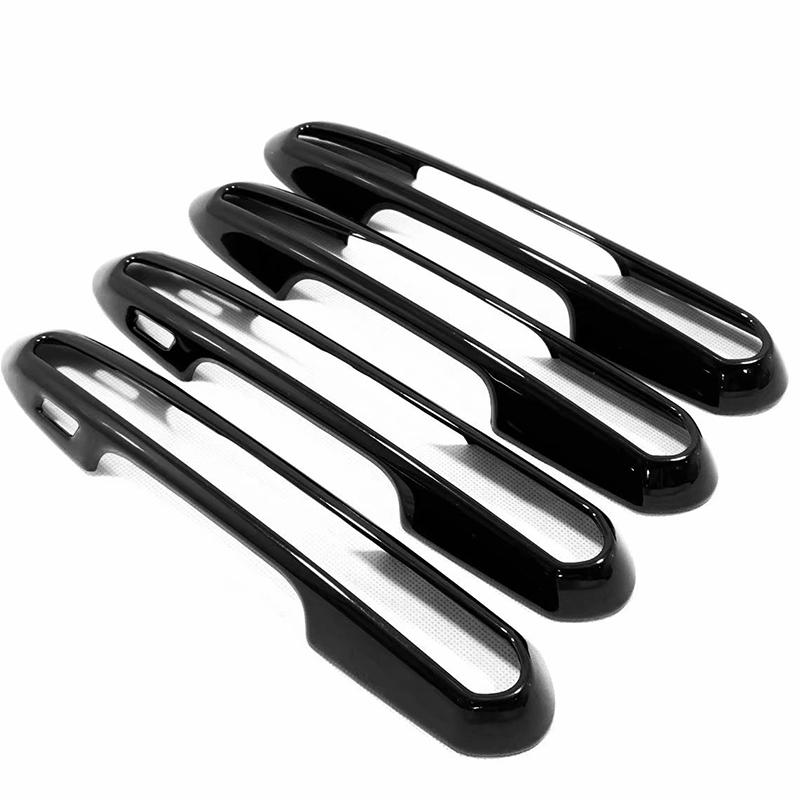 Acoperiri pentru mânerele ușii laterale Autocolante pentru modelare pentru Toyota Highlander Kluger -2022 ABS Car Styling