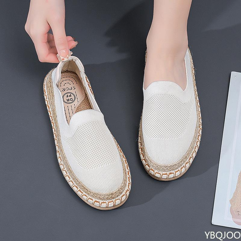 Breathable casual daily commuting not tiring Women's shoes with mesh surface New casual versatile summer flat shoes