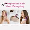 Scalp Massage Brush Heart Shape Spray Hair Brush Frizz Control Portable Detangling Comb 55ML Refillable Misting for Dry Flyaway & Tangled Smoothing