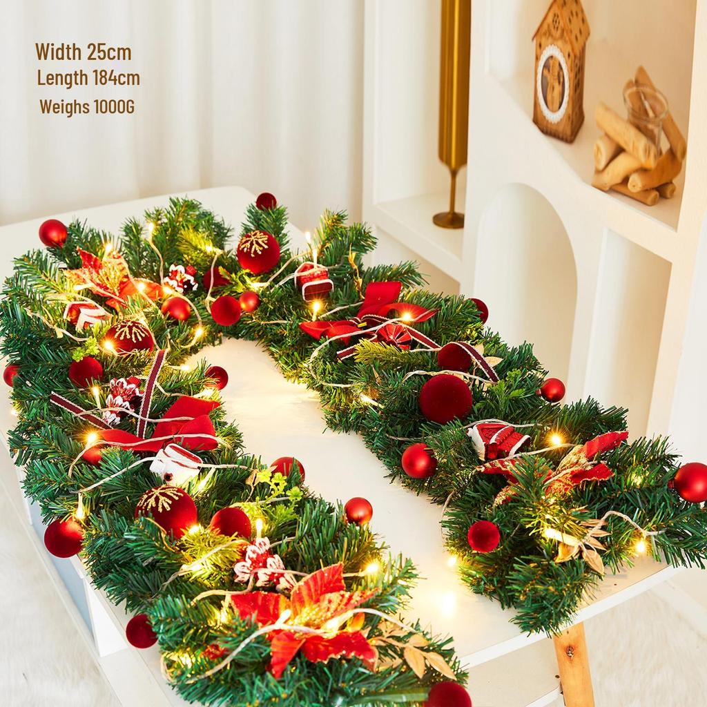 Szyfrowane Śnieżynki z Rattanu Dekoracje Świąteczne na Okna, Drzwi i Balustrady