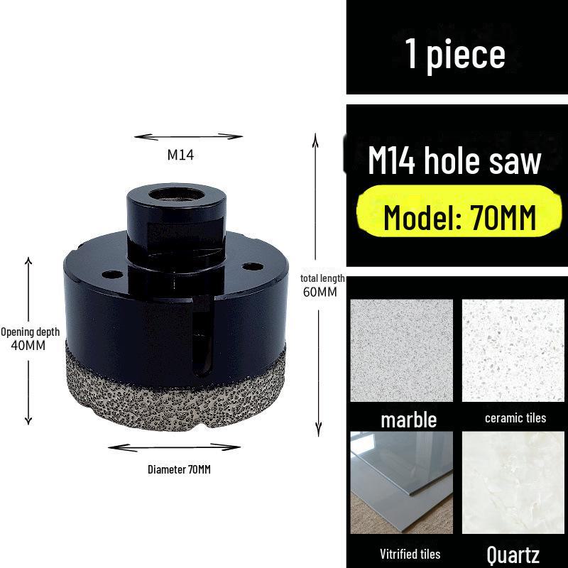 Diamond Marble Angle Grinder Drill Hole Expander for M14 Quartz Granite Tile Stone