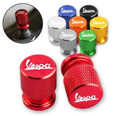 4pcs Motrcycle Decor Wheel Tire Valve Cap Airtight Cover For PIAGGIO Beverly Fly Liberty MP3 X7 X8 X10 PK PX ET2 ET4 GTS300 150