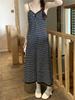 Stylish Sleeveless Striped Beach Dress - Summer Slim Fit for Women