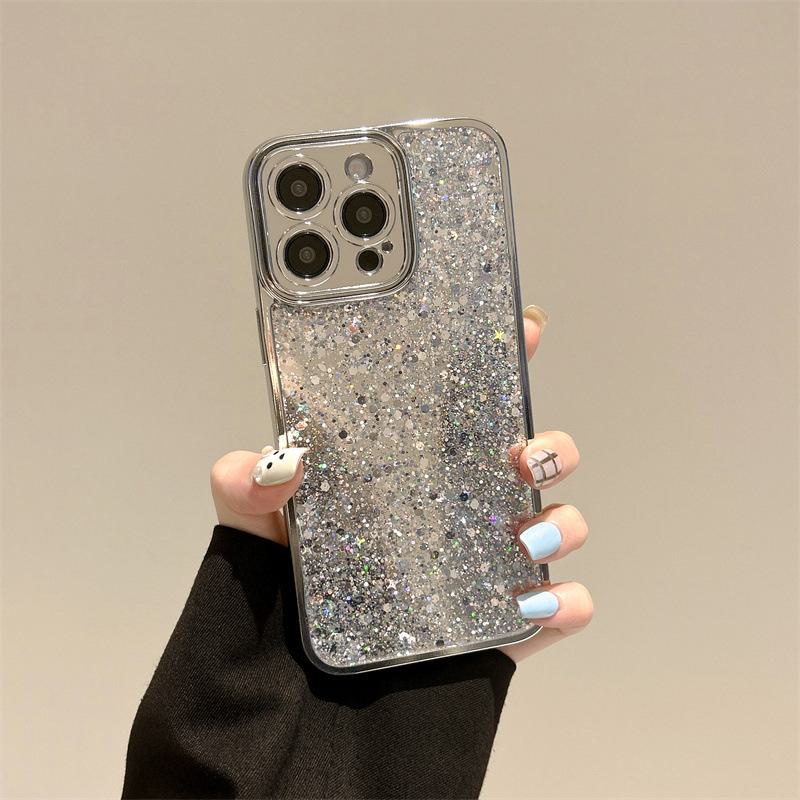 

Чехол для мобильного телефона Apple 15Promax с гальваническим покрытием, высоко-глянцевый лаймовый, противоударный, модный 13 Pro