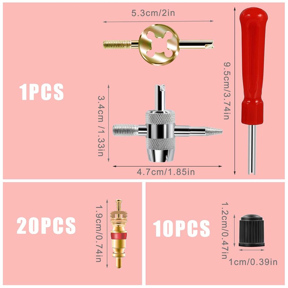 Valve Stem Removal Tools Valve Tool Easy To Carry Easy To Use Metal And Plastic