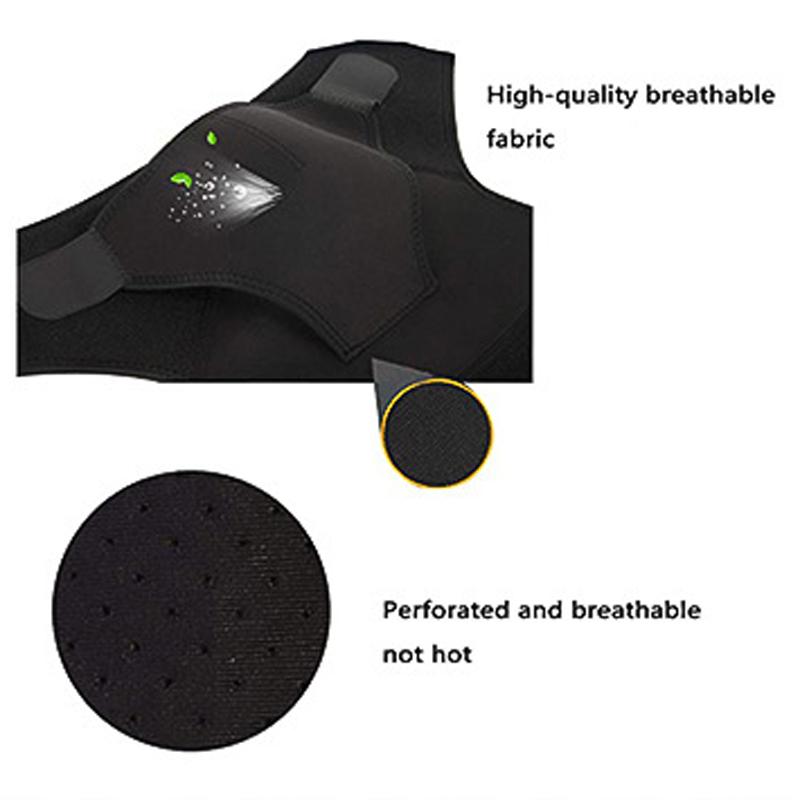 Adjustable Gym Sports Care Single Shoulder Support Back Brace Guard Strap Sports Shoulder Protection Shoulder Strap Men & Women