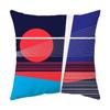 Colorful Geometric Line Pattern Pillowcase Office Living Room Car Ornaments Home Pillowcase