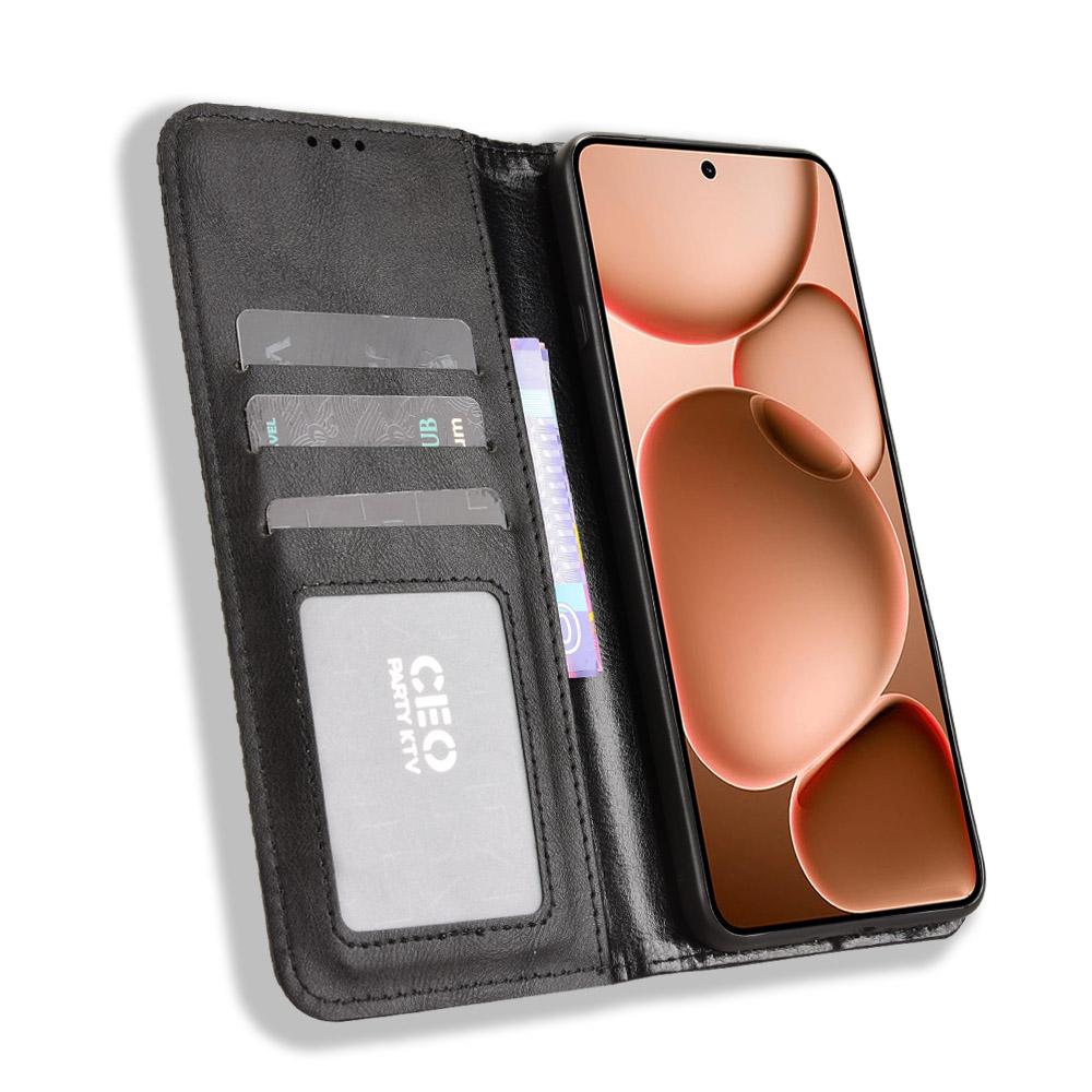 For Oppo Find X8 Ultra 5G Leather Case Wallet Stand Retro Texture Phone Cover