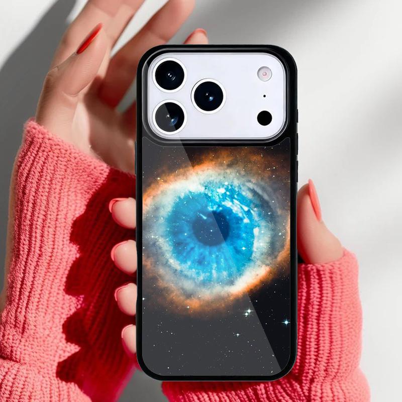 Eye Space Galaxy Mystery Art Phone Case for iPhone 17 16 15 14 13 Pro Max Back Cover for 12 11 Pro Coque