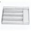 Kitchen Cutlery Drawer   Carbon Steel Flatware Storage Divider with Anti Slip Foam Pads for Spoons Forks Stationery