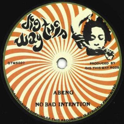 7-Zoll Schallplatte ABENG / DISCIPLES - No Bad Intention / Intention In Dub DTWS07 Dig This Way 2020 Italien Reggae, Ska & Dub