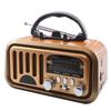 B03B-Vintage Retro Portable FM AM SW Radio, Wireless Bluetooth Speaker, TF Card And USB MP3 Music Player