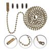 Wall Light Switch Rope Ceiling Fan Accessory Beaded Chain Teardrop Pull for Copper Lamp Extension