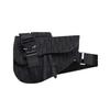 [Gebraucht] Saddle Schrägem Muster Monogramm Leder und Stoff Satteltasche - Sehr Gut #MNIGQ8