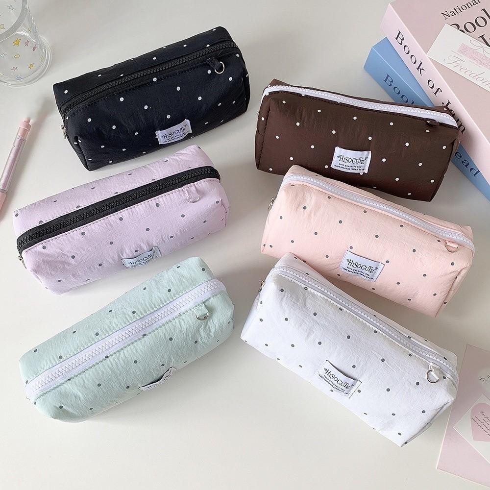Large Capacity Korean Style Pen Bag Desktop Storage Cloth Stationery Bag  Office