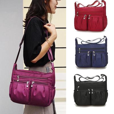 Neue Damenmode Umhängetaschen für Frauen Designer Wasserdichte Nylonhandtasche Reißverschluss Geldbörsen Messenger Umhängetasche
