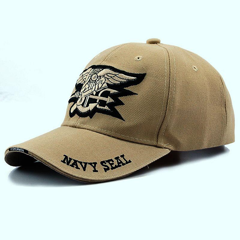 

Мужская тактическая бейсболка для весны и лета, спортивная уличная шляпа от солнца, полевая уличная кепка с козырьком [Seal] Khaki One size