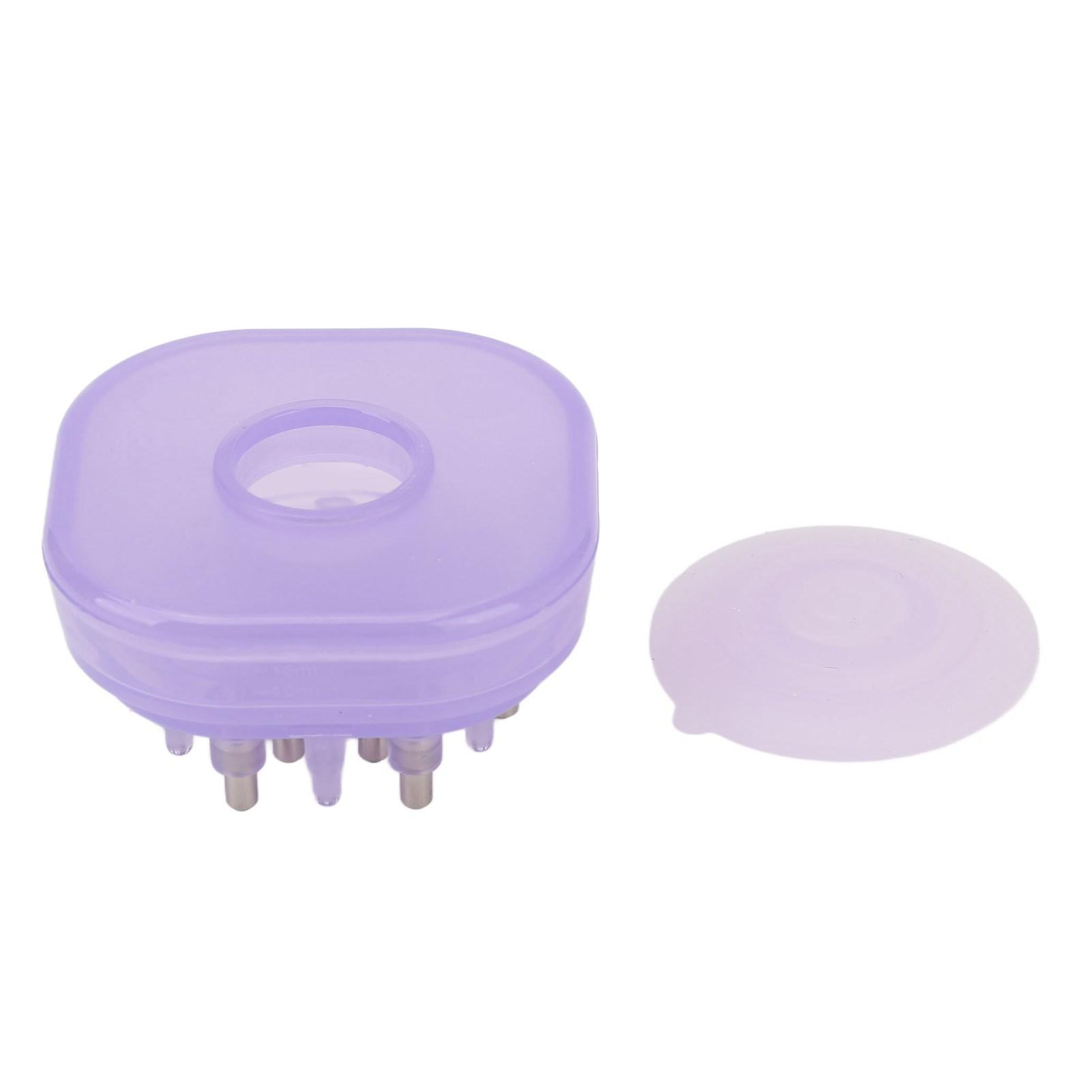 

15 мл аппликатор для кожи головы расческа прозрачный массажный аппликатор сыворотки для кожи головы для ухода за волосами масло фиолетовый фиолетовый