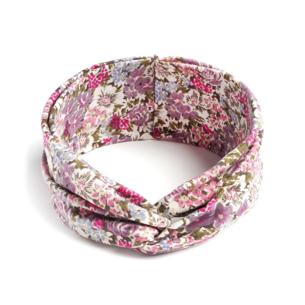 Bohemian Cross Knotted Headband Gypsy Yoga Sports Headband Wide Female Stretch Headband